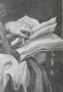 Peter Paul Rubens, after.  St. Simon. Engraving. XVIII. C.