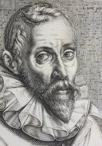 Andries Jacobsz Stock. Portrait of Gillis van Coninxloo (II). Engraving. 1610.