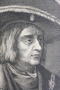 Monogrammist LM, after. Portrait of Maximilien I, Empereur. Engraving by René Gaillard. 1755 -1777.