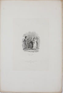 Thomas Stothard, after. Shakespeare. King Lear. Act 5. Sc.4. Engraving and etching by Augustus Fox. 1826.
