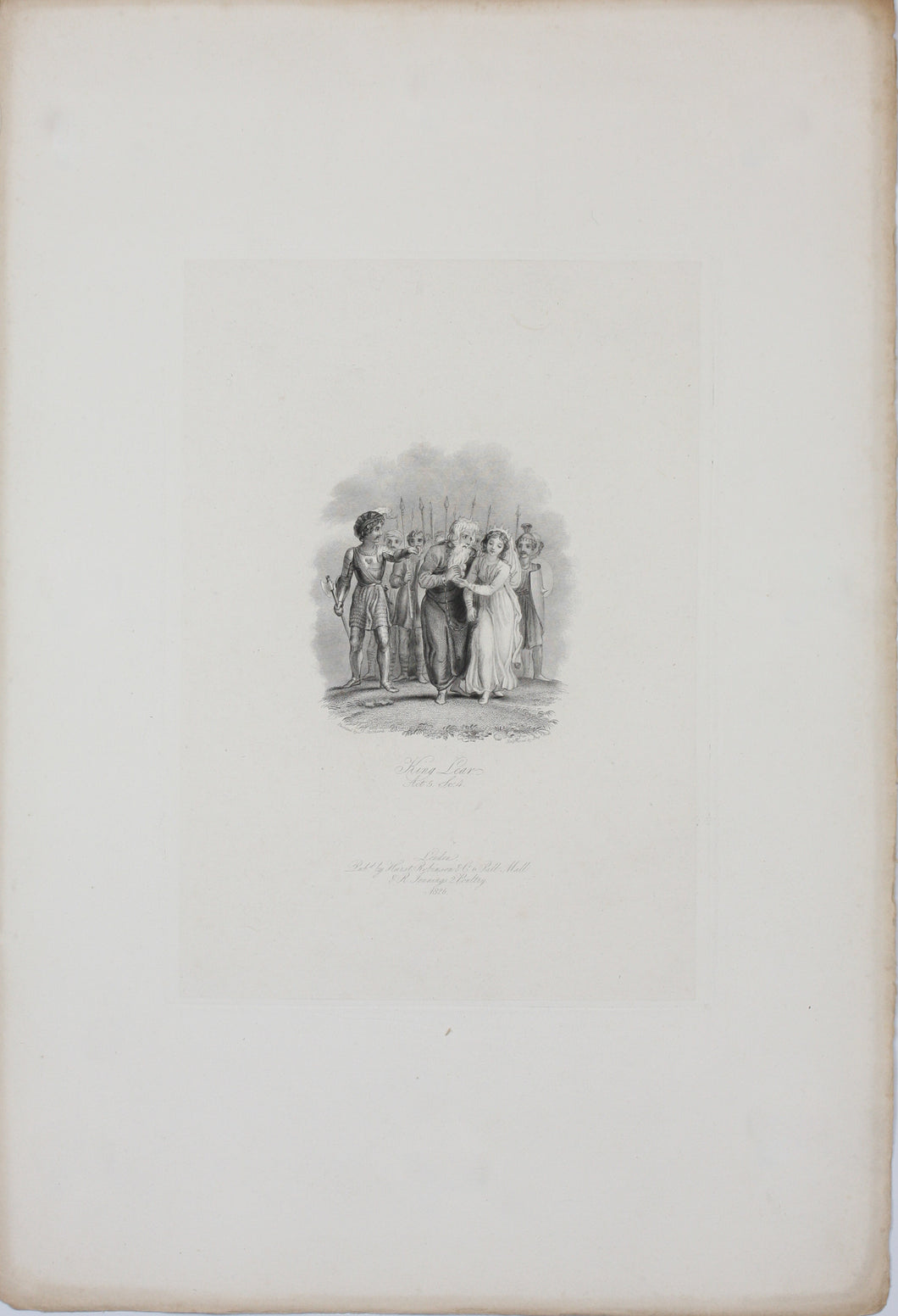 Thomas Stothard, after. Shakespeare. King Lear. Act 5. Sc.4. Engraving and etching by Augustus Fox. 1826.