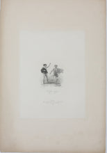 Load image into Gallery viewer, Robert Smirke, after. Shakespeare. Twelfth Night. Act 1. Sc.3. Engraving and etching by Charles Heath. 1827.
