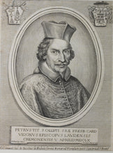 Load image into Gallery viewer, Pietro Martire Neri, after. Portrait of Cardinal Pietro I Vidoni. Engraving by Albert Clouwet. 1660-1676.

