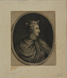 Jabez (John) Goldar. Portrait of Henry, 1st, King of England. &c. Engraving. 1787.