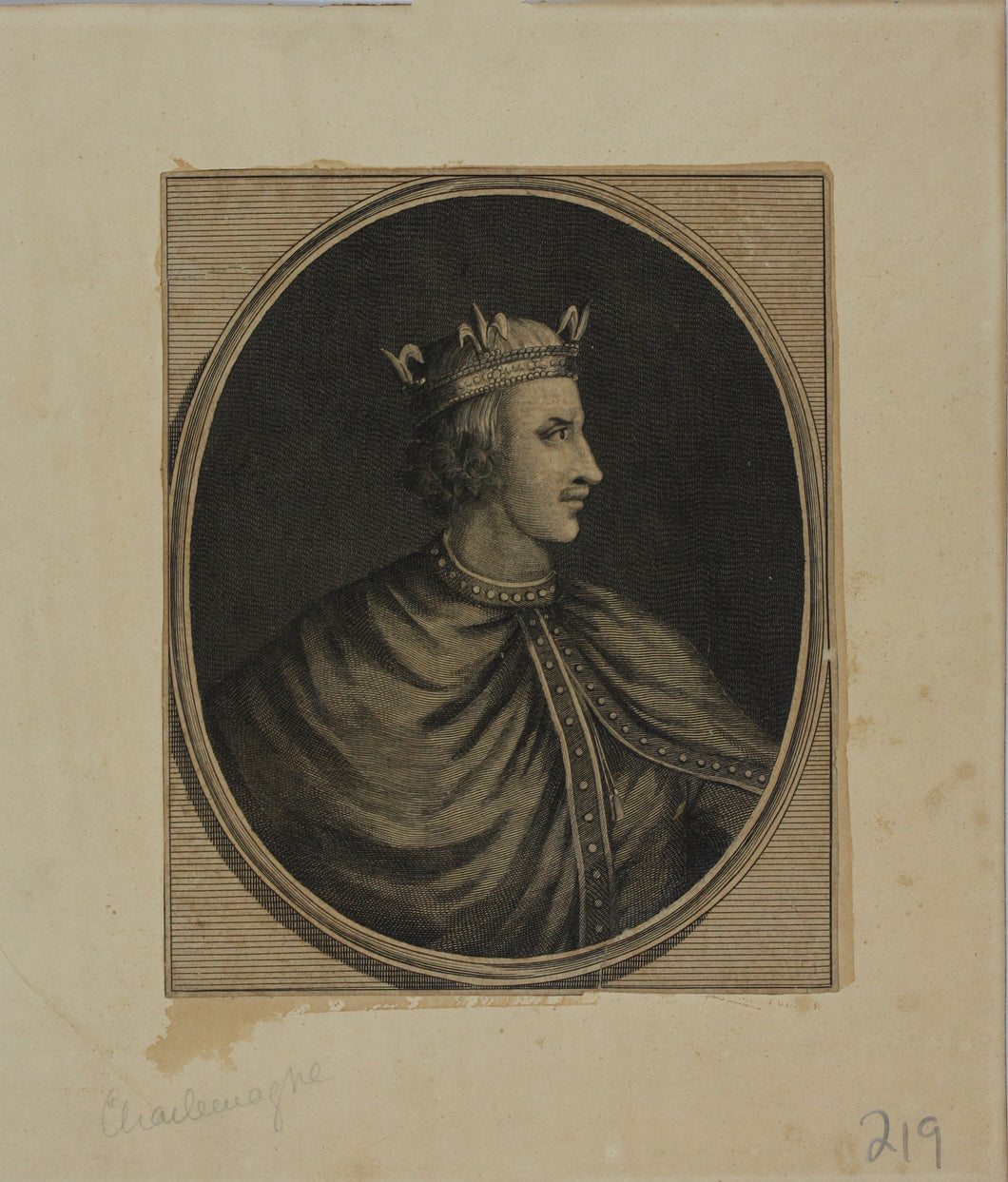 Jabez (John) Goldar. Portrait of Henry, 1st, King of England. &c. Engraving. 1787.