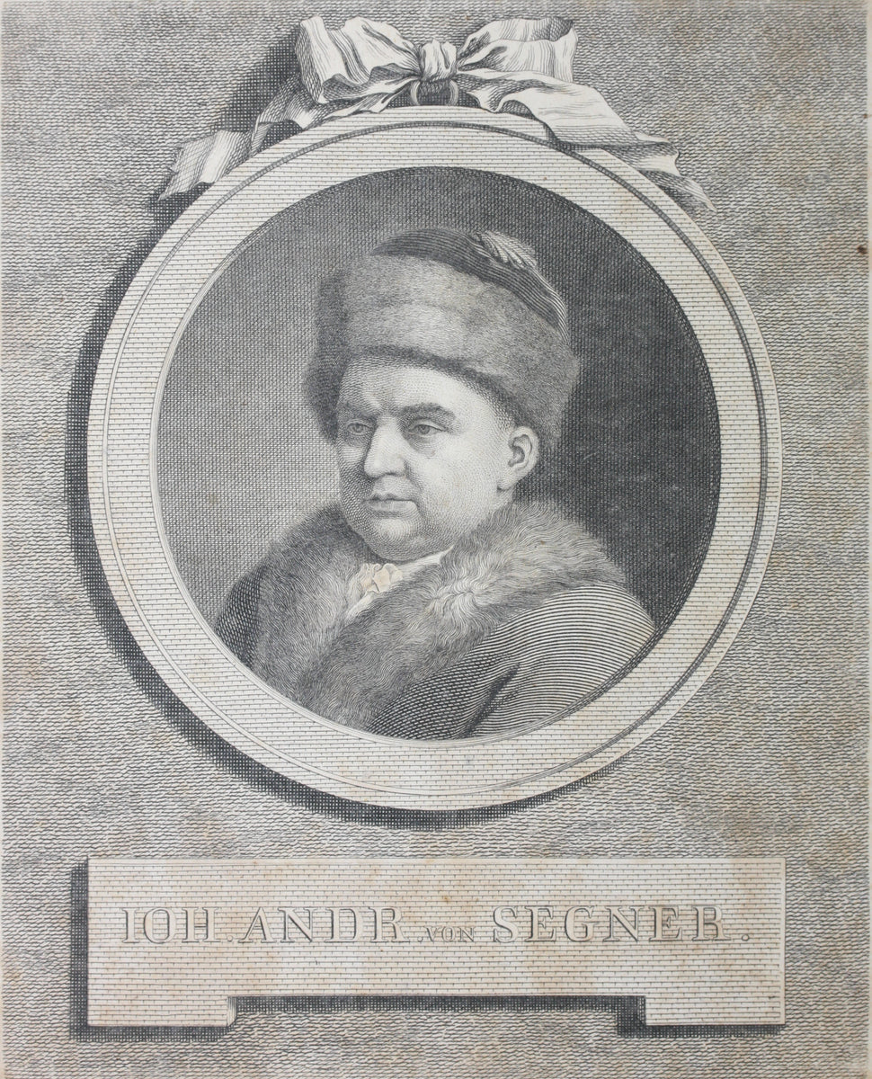 Fritz Segner Heinrich Friedrich Füger, after. Johann Andreas von Segner. Engraving ...