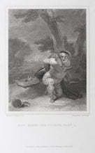 Load image into Gallery viewer, Robert Smirke, after. Shakespeare. King Henry the Fourth, part 1. Falstaff. Engraving and etching by Charles Heath. 1825.
