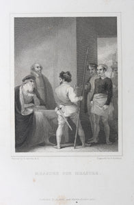 Robert Smirke, after. Shakespeare. Measure for Measure. Engraving and etching by E. Portbury. 1822