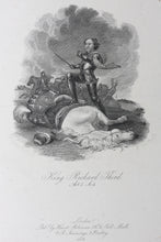 Load image into Gallery viewer, Abraham Cooper, after. Shakespeare. King Richard Third. Act 5. Sc.4. Engraving and etching by William Smith. 1826.
