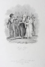 Load image into Gallery viewer, Thomas Stothard, after. Shakespeare. King Lear. Act 5. Sc.4. Engraving and etching by Augustus Fox. 1826.
