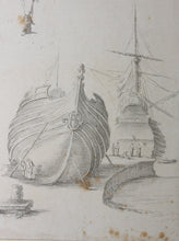 Load image into Gallery viewer, Stefano Della Bella. Studies of figures. Etching. Mid XVII C.

