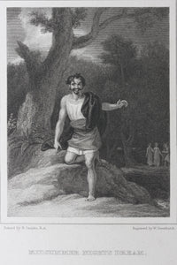 Robert Smirke, after. Shakespeare. Midsummer Night's Dream. Engraving and etching by William Greatbatch. 1825.