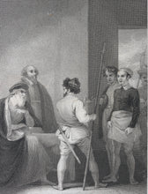Load image into Gallery viewer, Robert Smirke, after. Shakespeare. Measure for Measure. Engraving by E. Portbury. 1822.
