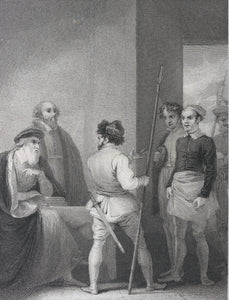 Robert Smirke, after. Shakespeare. Measure for Measure. Engraving by E. Portbury. 1822.