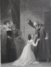 Load image into Gallery viewer, Robert Smirke, after. Shakespeare. Romeo and Juliet. Engraving and etching by Charles Heath. 1825.
