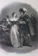 Load image into Gallery viewer, Philip Francis Stephanoff,after. Shakespeare. Much Ado About Nothing. Act 5 Sc.4. Engraving and etching by James Henry Watt. 1826
