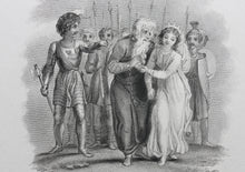 Load image into Gallery viewer, Thomas Stothard, after. Shakespeare. King Lear. Act 5. Sc.4. Engraving and etching by Augustus Fox. 1826.

