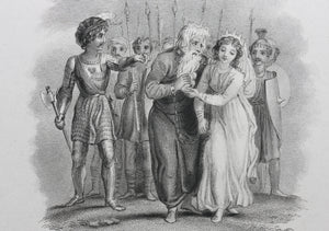 Thomas Stothard, after. Shakespeare. King Lear. Act 5. Sc.4. Engraving and etching by Augustus Fox. 1826.