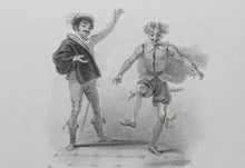 Load image into Gallery viewer, Robert Smirke, after. Shakespeare. Twelfth Night. Act 1. Sc.3. Engraving and etching by Charles Heath. 1827.
