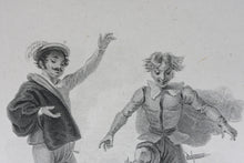 Load image into Gallery viewer, Robert Smirke, after. Shakespeare. Twelfth Night. Act 1. Sc.3. Engraving and etching by Charles Heath. 1827.
