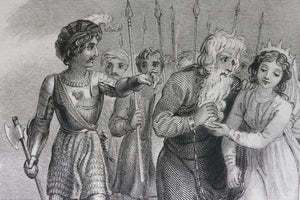 Thomas Stothard, after. Shakespeare. King Lear. Act 5. Sc.4. Engraving and etching by Augustus Fox. 1826.