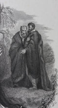 Load image into Gallery viewer, John Hayter, after. Shakespeare. Timon of Athens. Act 5. Sc.1. Engraving and etching by Benjamin Phelps Gibbon. 1826
