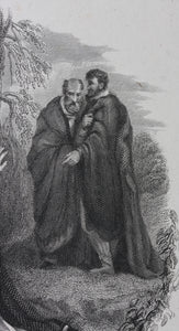 John Hayter, after. Shakespeare. Timon of Athens. Act 5. Sc.1. Engraving and etching by Benjamin Phelps Gibbon. 1826