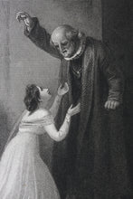 Load image into Gallery viewer, Robert Smirke, after. Shakespeare. Romeo and Juliet. Engraving and etching by Charles Heath. 1825.
