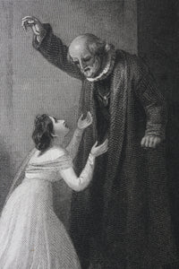 Robert Smirke, after. Shakespeare. Romeo and Juliet. Engraving and etching by Charles Heath. 1825.