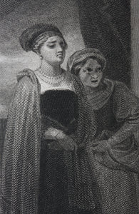 Robert Smirke, after. Shakespeare. Romeo and Juliet. Engraving and etching by Charles Heath. 1825.