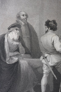 Robert Smirke, after. Shakespeare. Measure for Measure. Engraving by E. Portbury. 1822.