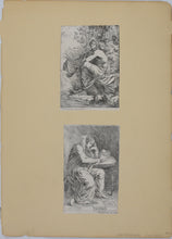 Load image into Gallery viewer, Alexander Runciman. 1. Diana Bathing. 2. Sigismonda. Etchings. 1751-1785.
