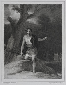Robert Smirke, after. Shakespeare. Midsummer Night's Dream. Engraving and etching by William Greatbatch. 1825.