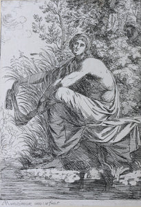 Alexander Runciman. 1. Diana Bathing. 2. Sigismonda. Etchings. 1751-1785.