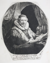 Load image into Gallery viewer, Rembrandt van Rijn, after. Jan Uytenbogaert, Preacher of the Remonstrants. Photogravure by Charles Amand-Durand. 1880.
