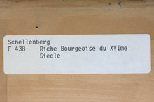 Load image into Gallery viewer, Hans Holbein the Younger, after. Riche Bourgeoise du XVIme Siècle. Engraving Johann Rudolf Schellenberg. Basel, 1798.
