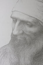 Load image into Gallery viewer, Alphonse Legros. Study of man&#39;s head. Lithograph. 1904.
