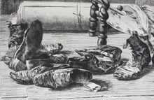 Load image into Gallery viewer, Jules-Ferdinand Jacquemart. Travel Souvenirs. Etching. 1862.
