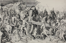 Load image into Gallery viewer, Martin Schongauer, after. Christ carrying the Cross. Photogravure after engraving. Late XIX C.
