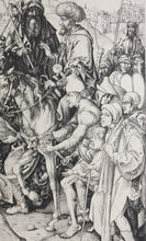 Load image into Gallery viewer, Martin Schongauer, after. Christ carrying the Cross. Photogravure after engraving. Late XIX C.
