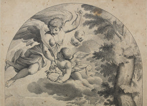 Bonaventura Lamberti, after. The martyrdom of St Peter Martyr. Engraving by Nicolas Dorigny. 1695