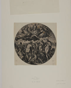 Jan van der Straet, after. The Raising of the Dead. Engraving by Hendrik Goltzius. 1577 (circa).