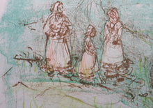 Load image into Gallery viewer, Edna Hibel Plotkin. Friesland. Color lithograph. 1977.
