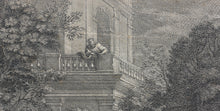 Load image into Gallery viewer, Jean Raoux, after. Bethsabee au bain. Engraved by Jacques Chéreau. XVIII Century.
