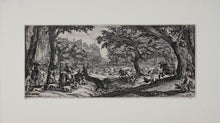 Load image into Gallery viewer, Jacques Callot, after. The Stag Hunt. Etching. ca. 1619–20.

