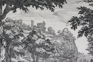 Jacques Callot, after. The Stag Hunt. Etching. ca. 1619–20.
