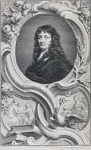 Load image into Gallery viewer, Peter Lely, after. Portrait of William Temple. Engraving by Jacob Houbraken. 1738.
