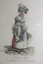 Load image into Gallery viewer, Carle Vernet, after. Marchande de Chiffons. Tinted lithograph. XIX Century.
