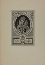 Load image into Gallery viewer, Robert White. Portrait of Elizabeth I, Queen of England. Engraving. 1681.
