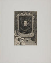 Load image into Gallery viewer, George Vertue. Portrait of King Edward VI. Engraving. 1732-1736.
